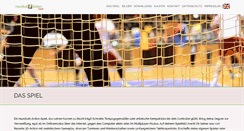 Desktop Screenshot of handballaction.de