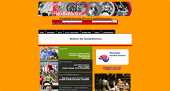 Desktop Screenshot of handballaction.nl