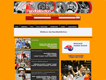 Tablet Screenshot of handballaction.nl